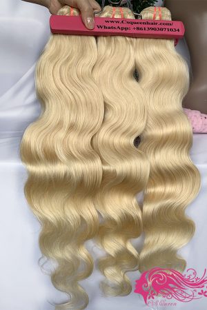 Human Hair Blonde 613# Body Wave