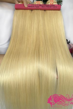 Human Hair Blonde 613# Straight Hair