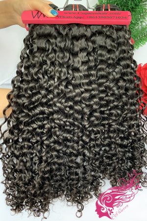9A Grade Hair Exotic wave Hair Bundles Natural Black