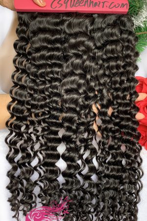 Mink Hair Italian Wave Human Hair Natural Black