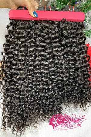 9A Grade Hair Jerry Curly Hair Bundles Natural Black