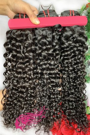 Mink Hair Jerry Curly Human Hair Natural Black