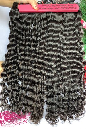 Raw hair Bounce Curly Hair Bundles Natural Black