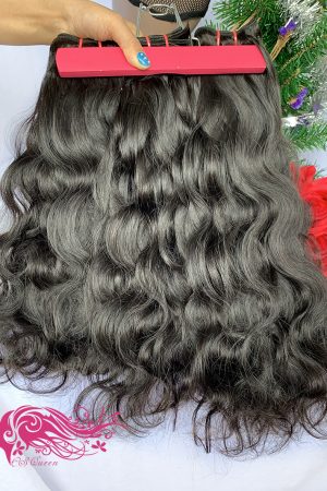 Raw hair Light Wave Hair Bundles Natural Black