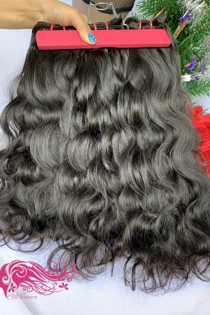 Raw hair Light Wave Hair Bundles Natural Black