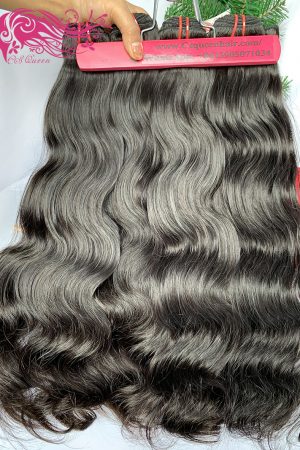 Raw hair Line Wave Hair Bundles Natural Black