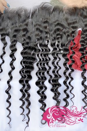 Raw hair 12-22 Inch Bounce Curly 13*4 HD Lace Frontal