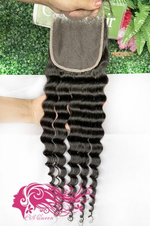 Raw hair 12-22Inch Mermaid Wave 4*4 HD Lace Closure