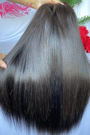 Raw hair Straight 4*4 HD Lace Closure Wig 180% Density