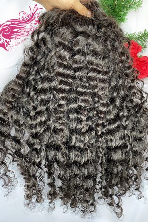9A Hair Majestic Wave 13*4 Frontal Transparent Lace Wig 180% Density