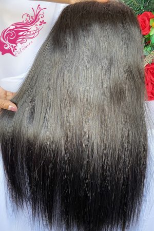 9A Hair Straight 13*4 Frontal Transparent Lace Wig 180% Density