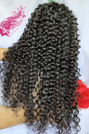 9A Hair Water Wave 13*4 Frontal Transparent Lace Wig 180% Density